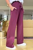 Made in Italy Cricket City Seamed Jogger Beetroot